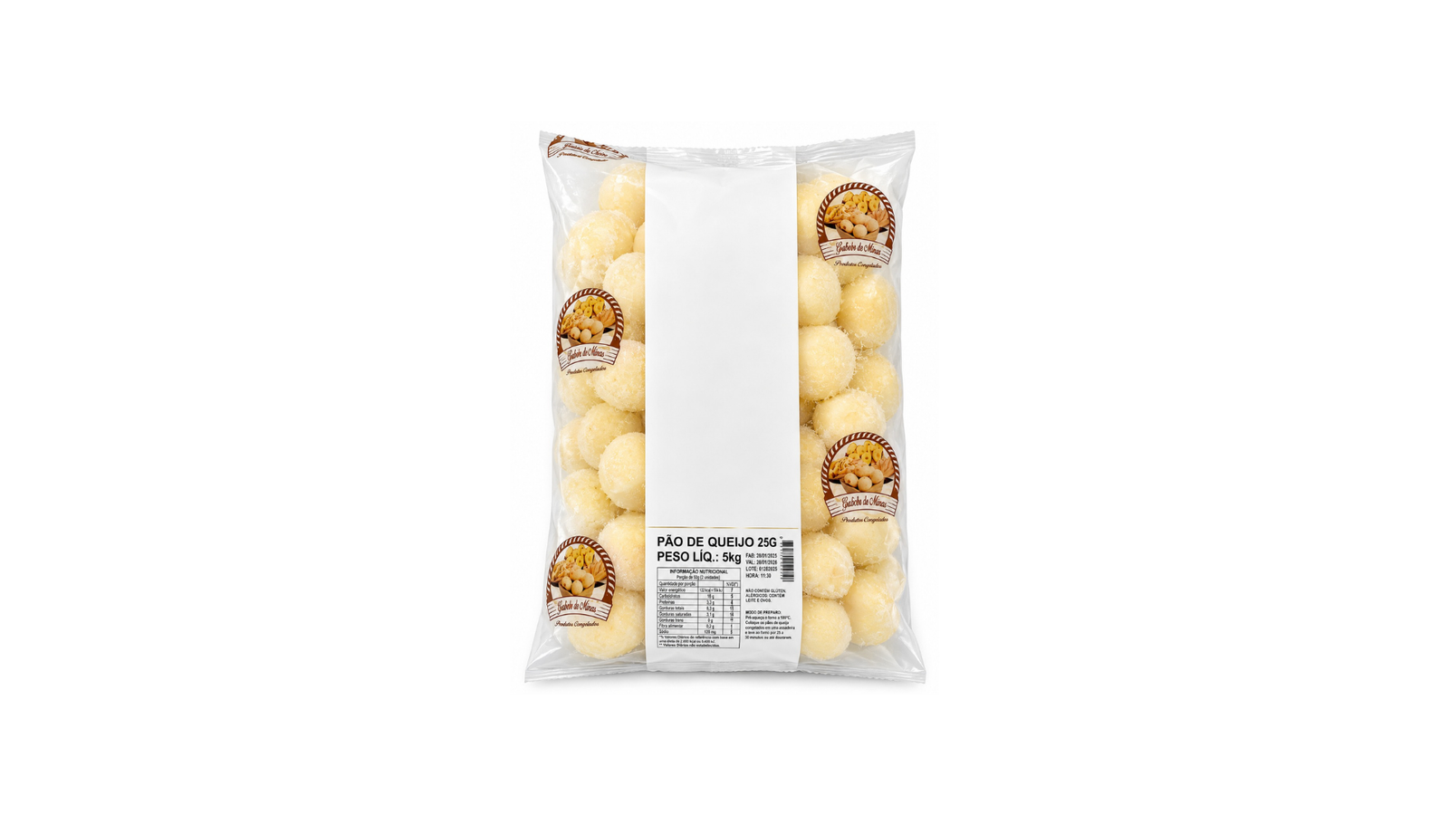 Pão de queijo 25g